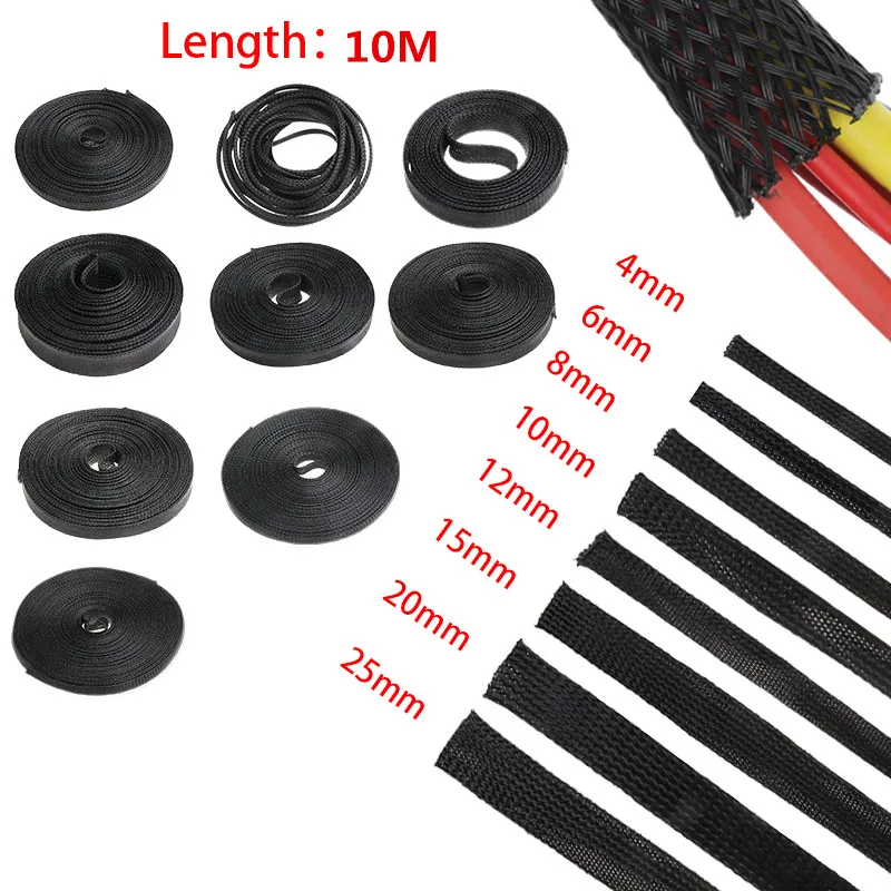 Nylon 25mm Expandable Braided Wire Protection Sleeve (2M) - Image 3