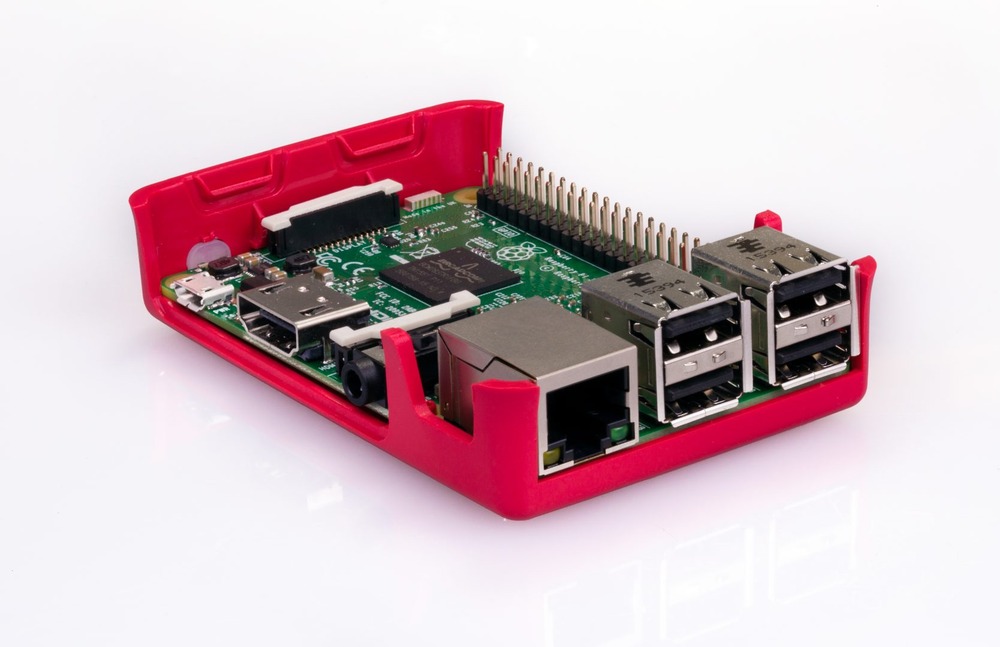 Official Raspberry Pi 3 Case for Pi 3 B/B+ (Red-White) - Image 5