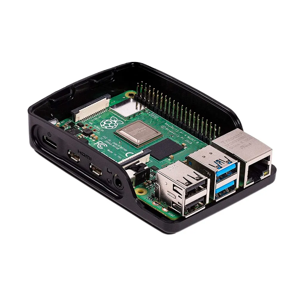 Official Raspberry Pi 4 Case - Black/Grey - Image 2