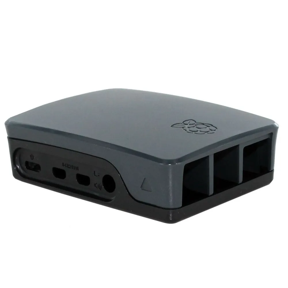 Official Raspberry Pi 4 Case - Black/Grey - Image 4