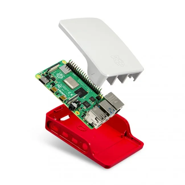 Official Raspberry Pi 4 Case - Red/White - Image 3