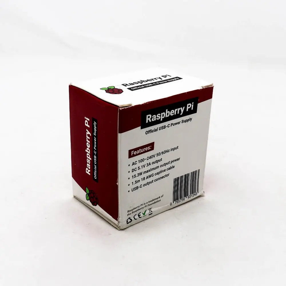 Official Raspberry Pi 4 USB-C Power Supply - 15.3W - Image 4