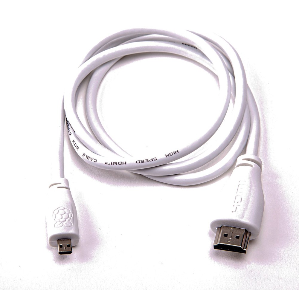 Official Raspberry Pi Micro-HDMI to Standard HDMI Cable - Image 2