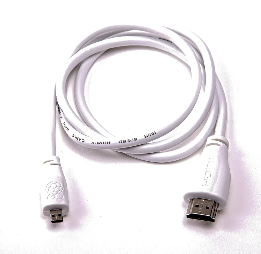 Official Raspberry Pi Micro-HDMI to Standard HDMI Cable - Image 2