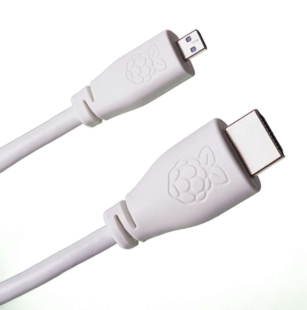 Official Raspberry Pi Micro-HDMI to Standard HDMI Cable - Image 3