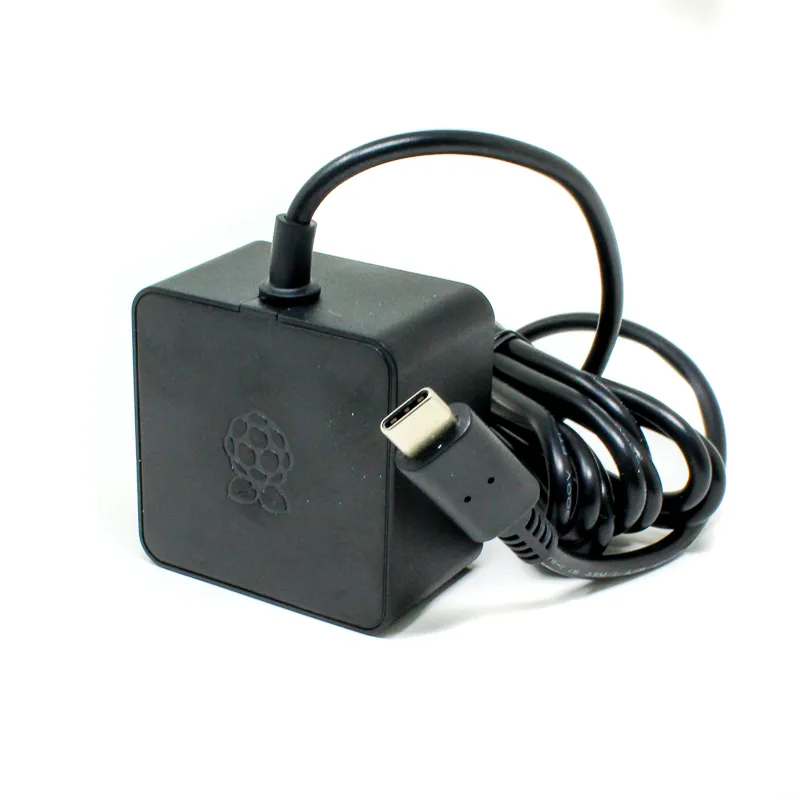 Official USB-C 15.3W Power Supply for Raspberry Pi 4 - Black - Image 3