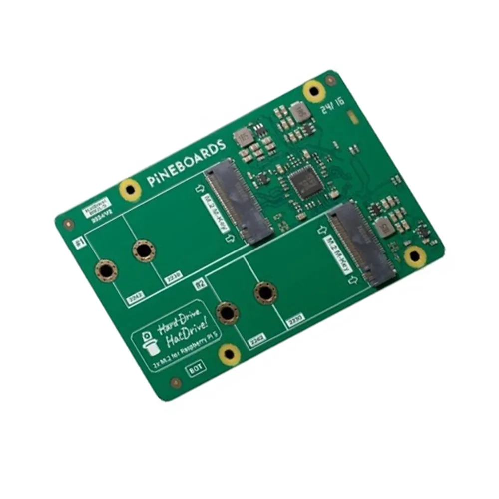 Pineboards HatDrive! Dual 2xNVMe PCIe Gen3 for Raspberry Pi 5