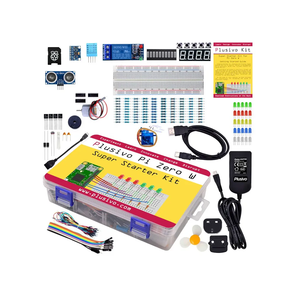 Plusivo Pi Zero W Starter Kit for Raspberry Pi Projects