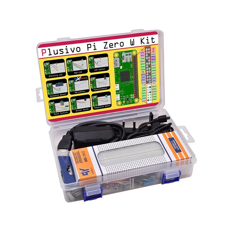 Plusivo Pi Zero W Starter Kit for Raspberry Pi Projects - Image 3