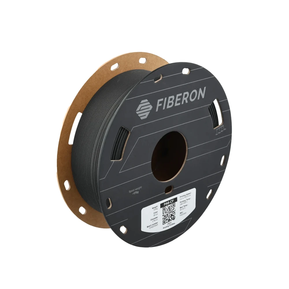 Polymaker Fiberon PA6-CF20 Black 1.75mm 0.5kg Filament