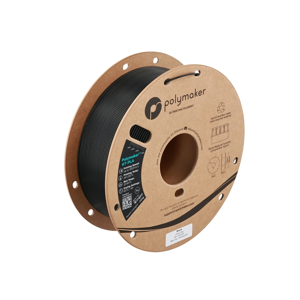 Polymaker HT-PLA Black 1.75mm 1kg Filament