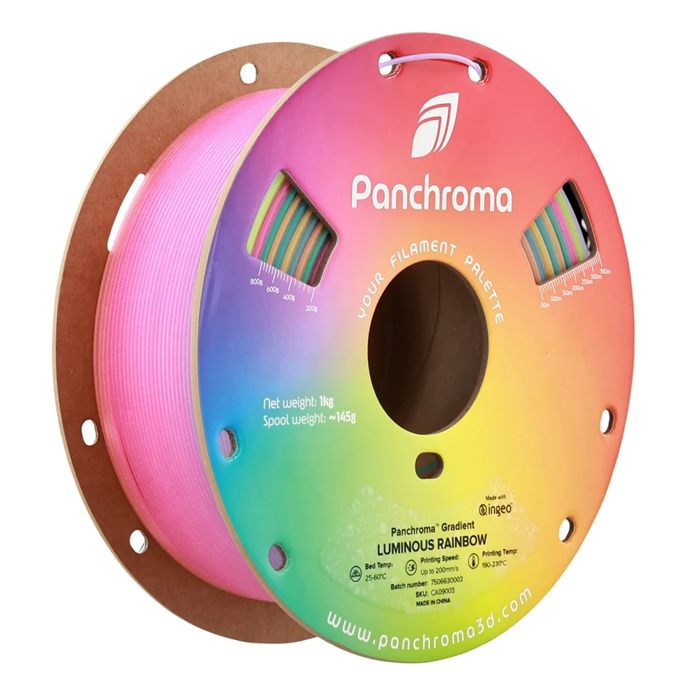 Polymaker Panchroma Luminous Rainbow PLA Filament 1.75mm