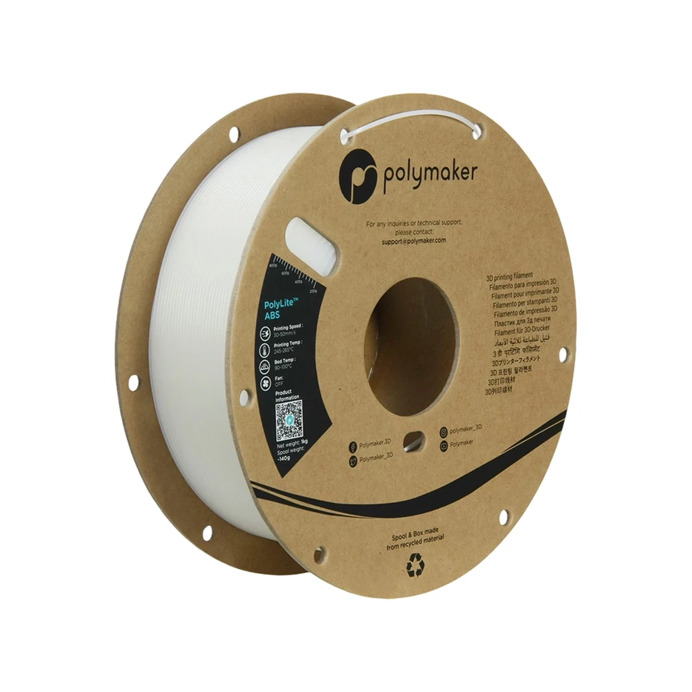 Polymaker PolyLite ABS Natural 1.75mm 1kg Filament