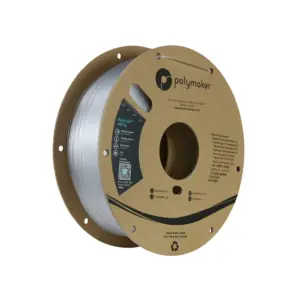 Polymaker PolyLite PETG Filament - Clear 1.75mm (1kg)