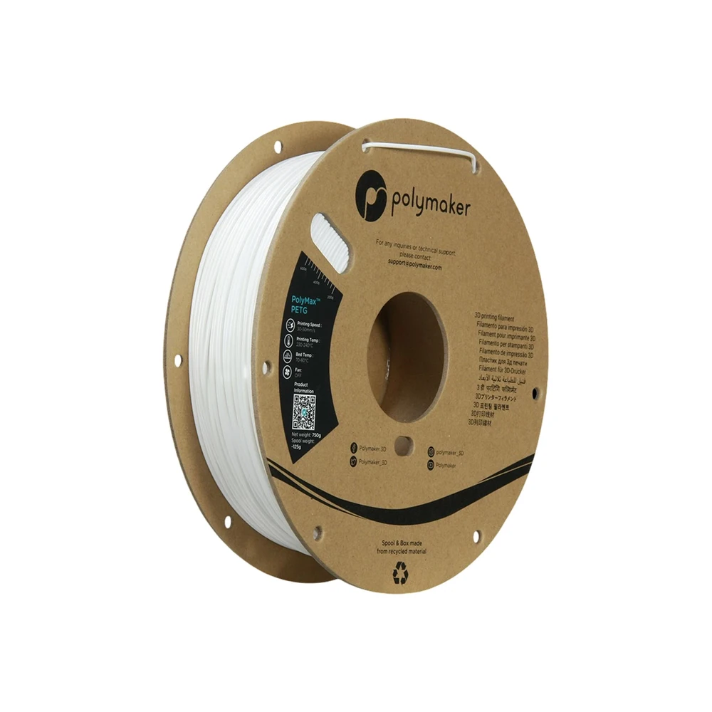 Polymaker PolyMax PETG White 1.75mm 750g Filament