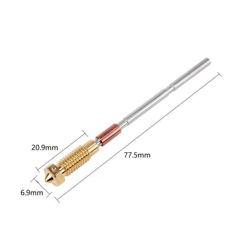 Prusa 0.25mm Brass Nozzle High-Precision 3D Printer Head - Image 2