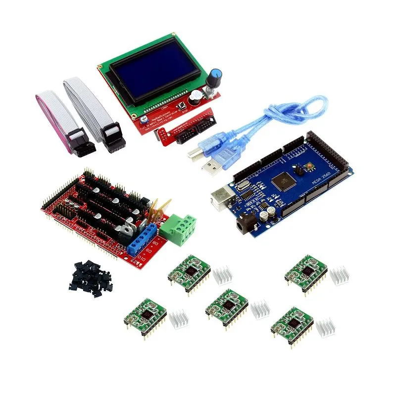 RAMPS 1.4 Controller Kit with Mega 2560, A4988 & LCD