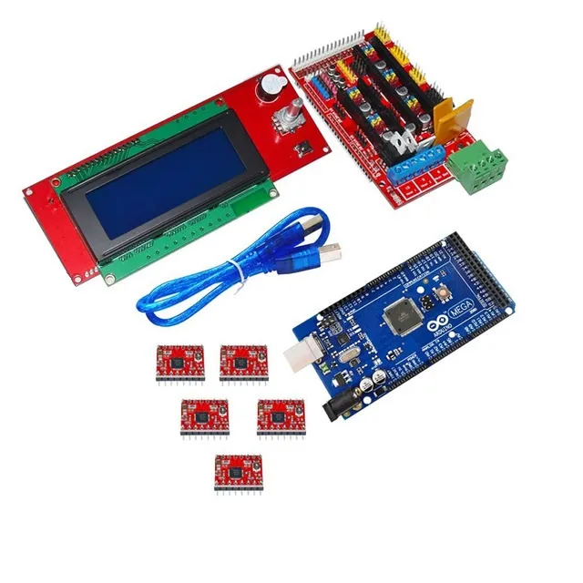 RAMPS 1.4 Mega2560 A4988 LCD 2004 3D Printer Controller Kit - Image 2