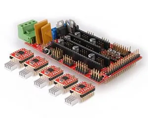 RAMPS 1.4 Mega2560 A4988 LCD 2004 3D Printer Controller Kit - Image 4