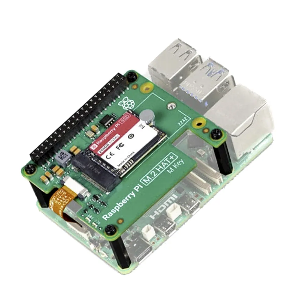 Raspberry Pi 256GB NVMe SSD Kit w/ M.2 HAT+ for Pi 5 - Image 2