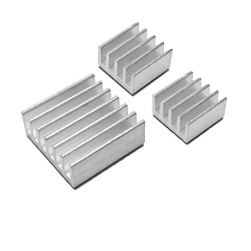 Raspberry Pi 3/4 Aluminum Heat Sink Set (3-in-1) - Image 2
