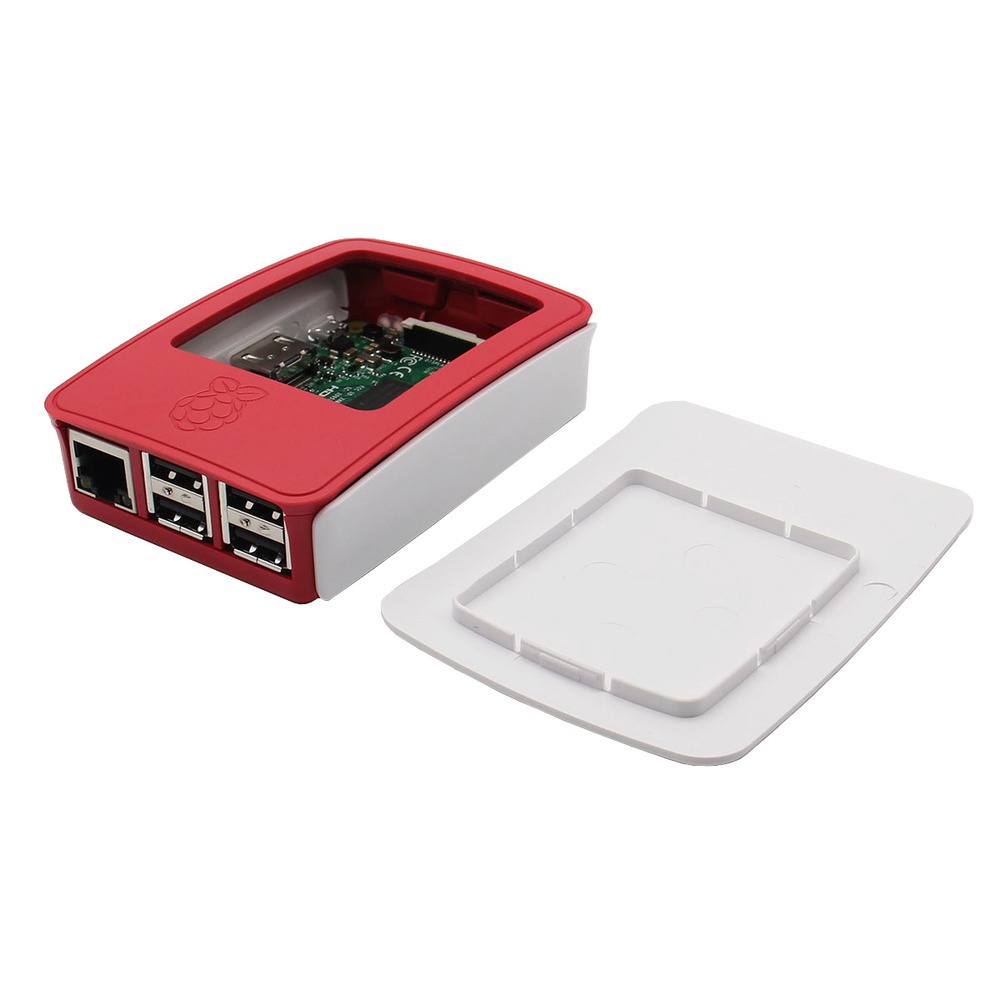 Raspberry Pi 3B/3B+ Official Case - Red/White - Image 2
