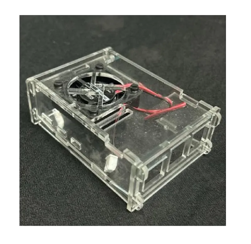 Raspberry Pi 4 Acrylic Case Enclosure Transparent