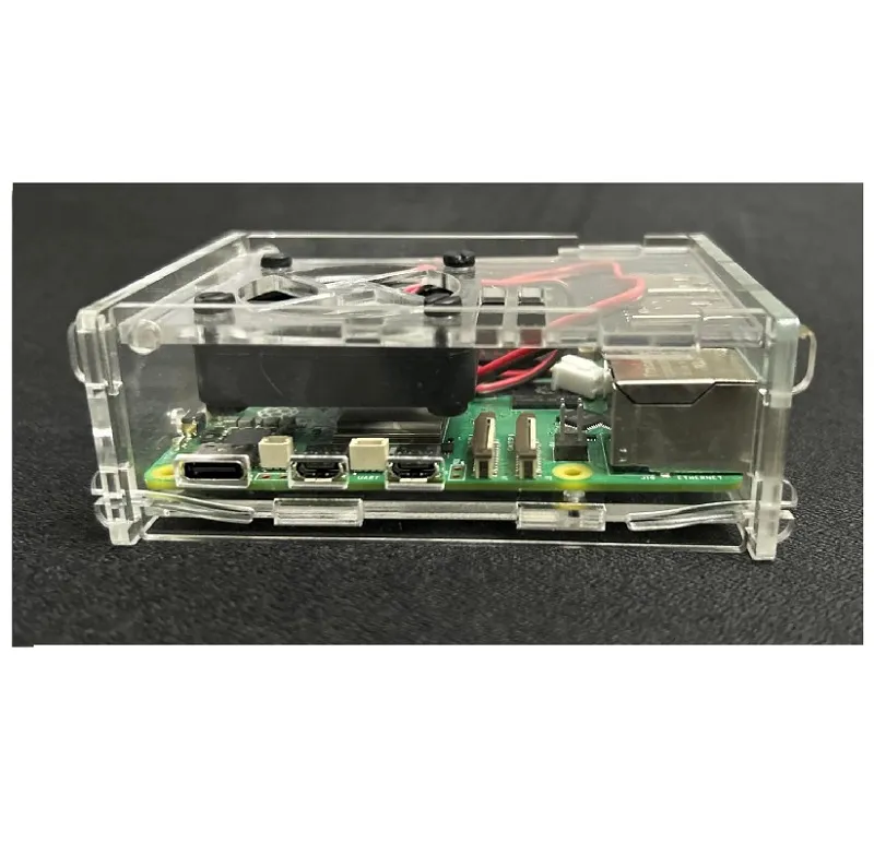 Raspberry Pi 4 Acrylic Case Enclosure Transparent - Image 3