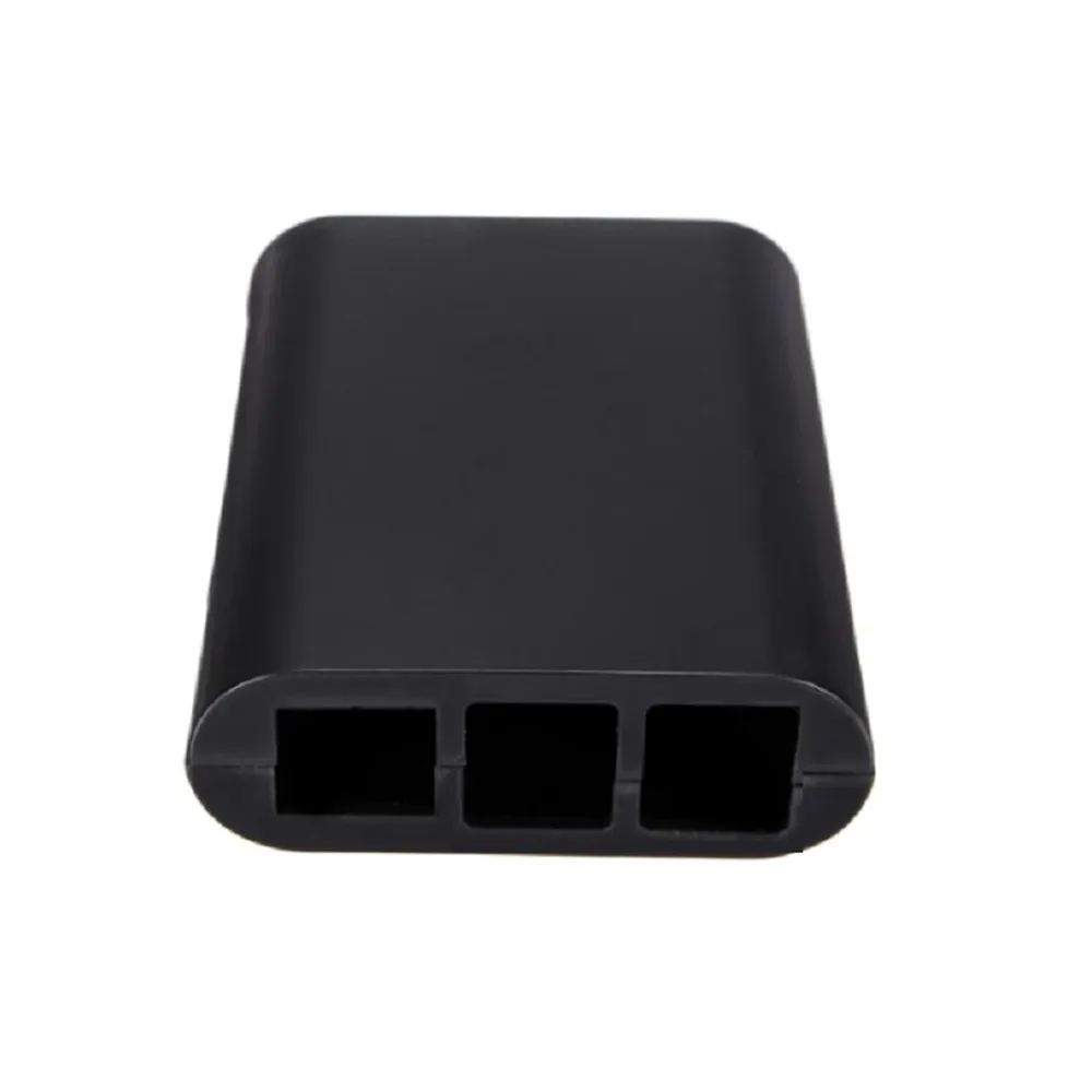 Raspberry Pi 4 Black Compact ABS Case w/ Fan Slot - Image 4