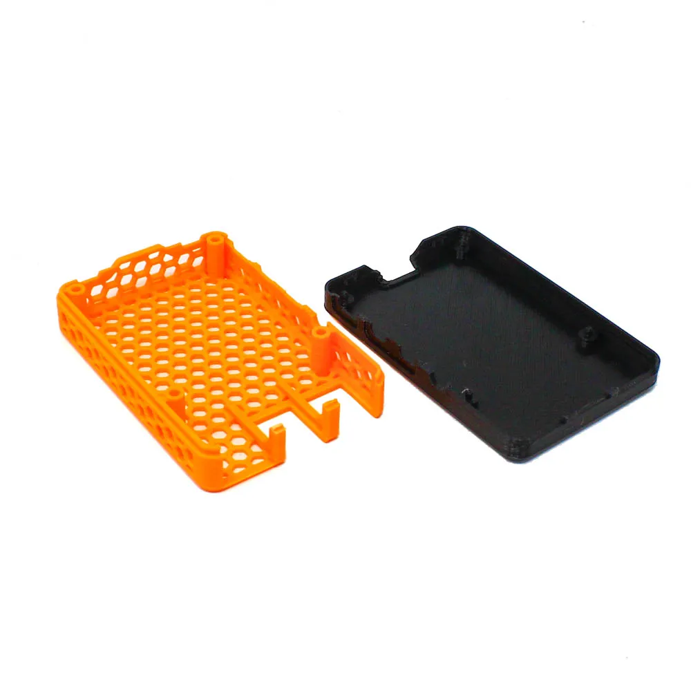 Raspberry Pi 4 Case, Black-Orange - Image 5