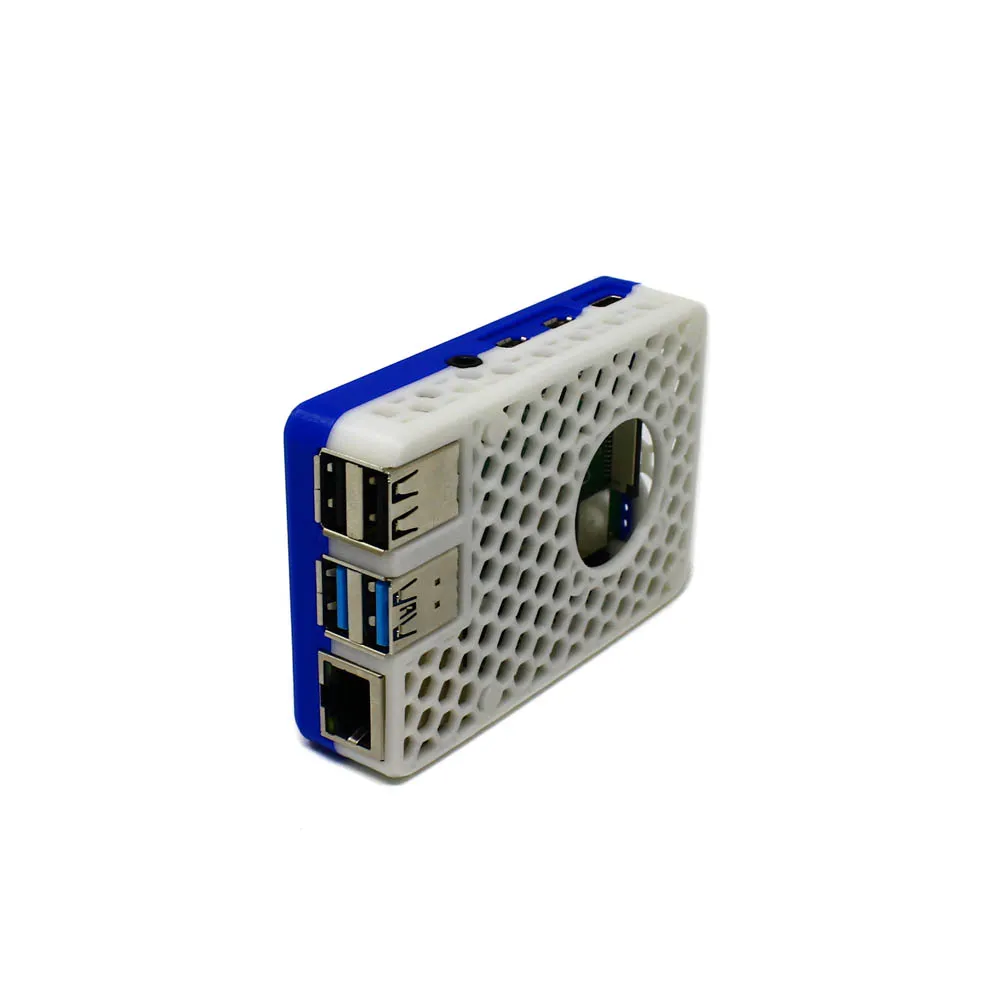 Raspberry Pi 4 Case Blue White - Image 6