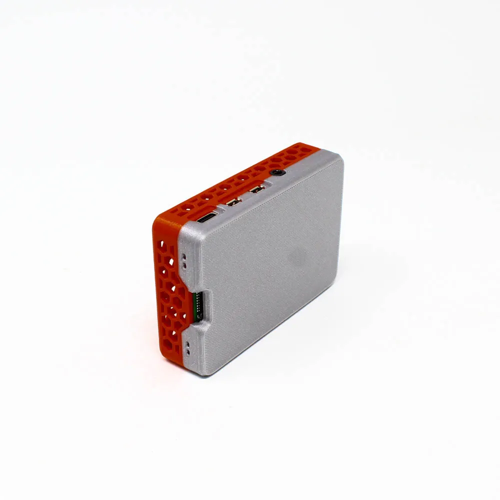 Raspberry Pi 4 Case, Red Silver - Image 4