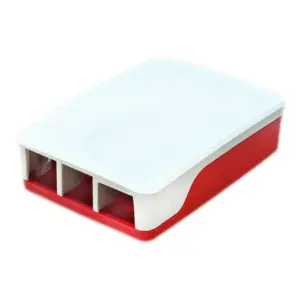 Raspberry Pi 4 Case - Red-White