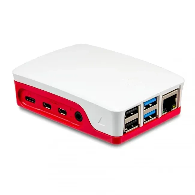Raspberry Pi 4 Case - Red-White - Image 2