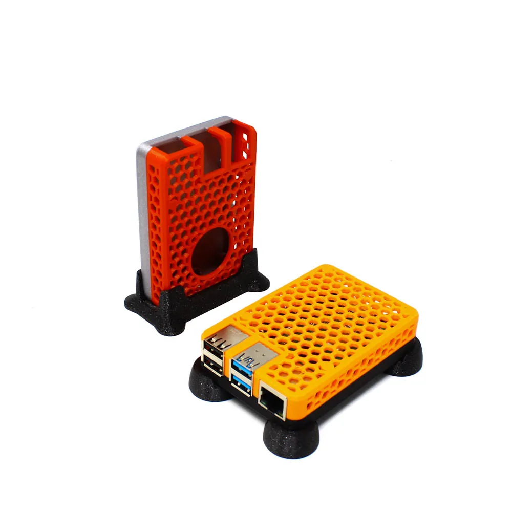 Raspberry Pi 4 Case Stand - Black - Image 4