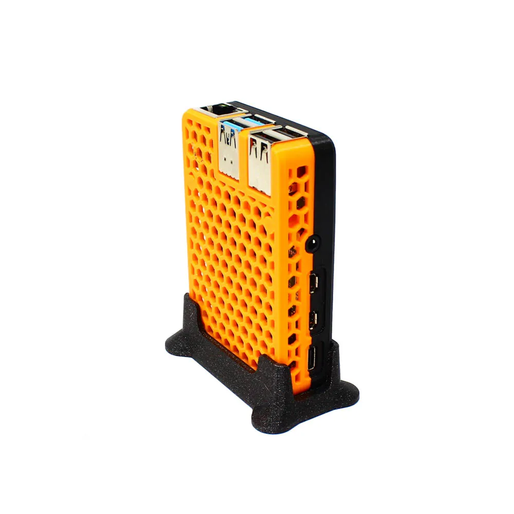 Raspberry Pi 4 Case Stand - Black - Image 6