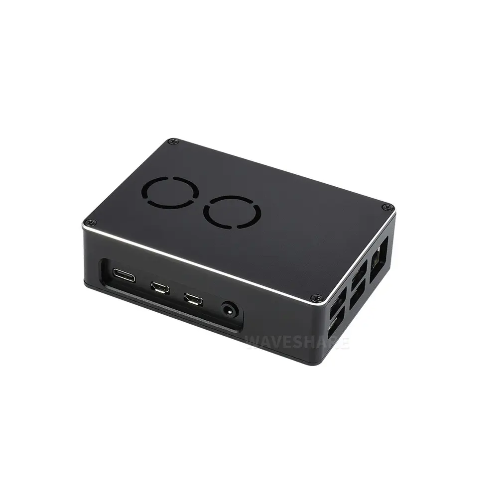 Raspberry Pi 4 Dual Fan Aluminum Cooling Case - Image 2