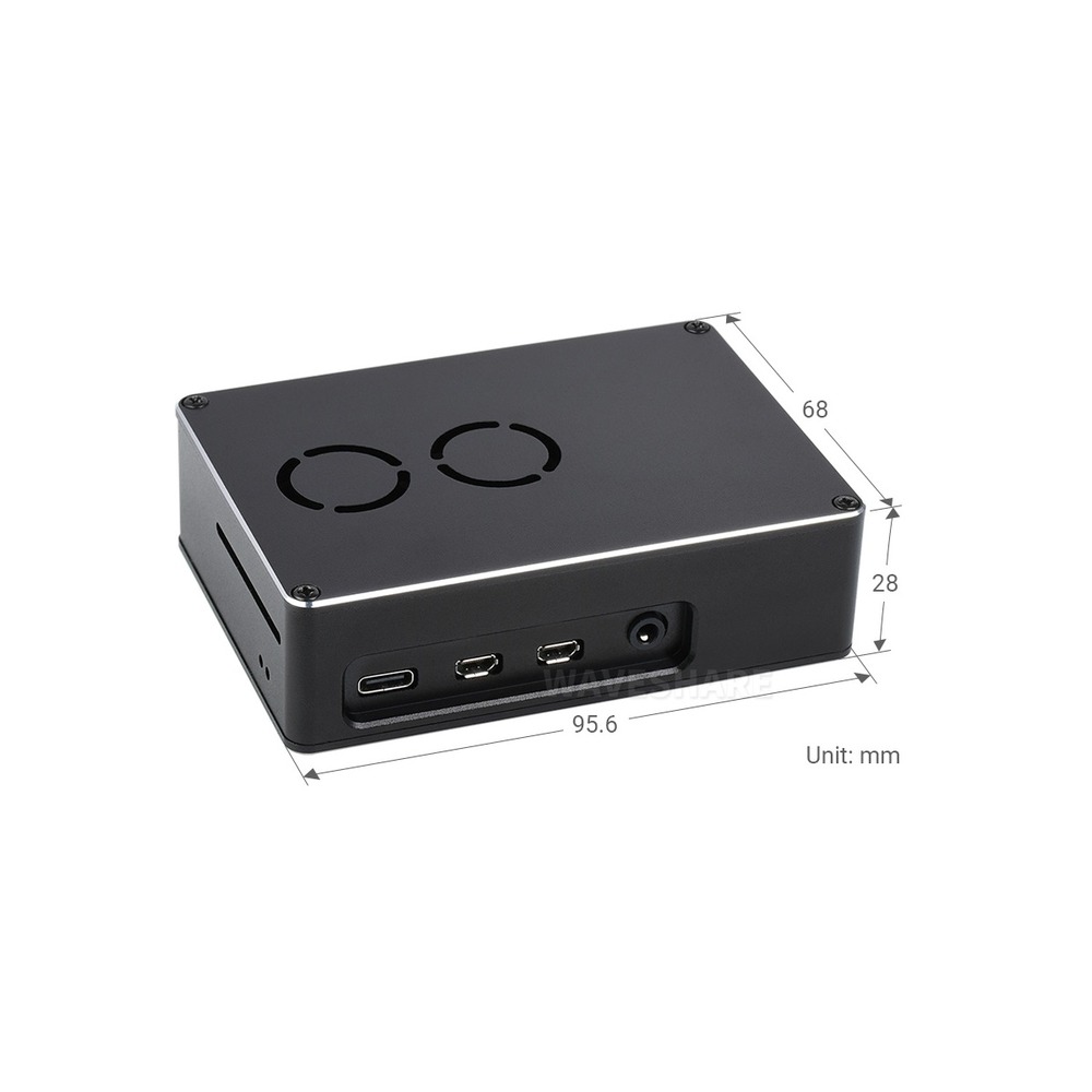 Raspberry Pi 4 Dual Fan Aluminum Cooling Case - Image 6