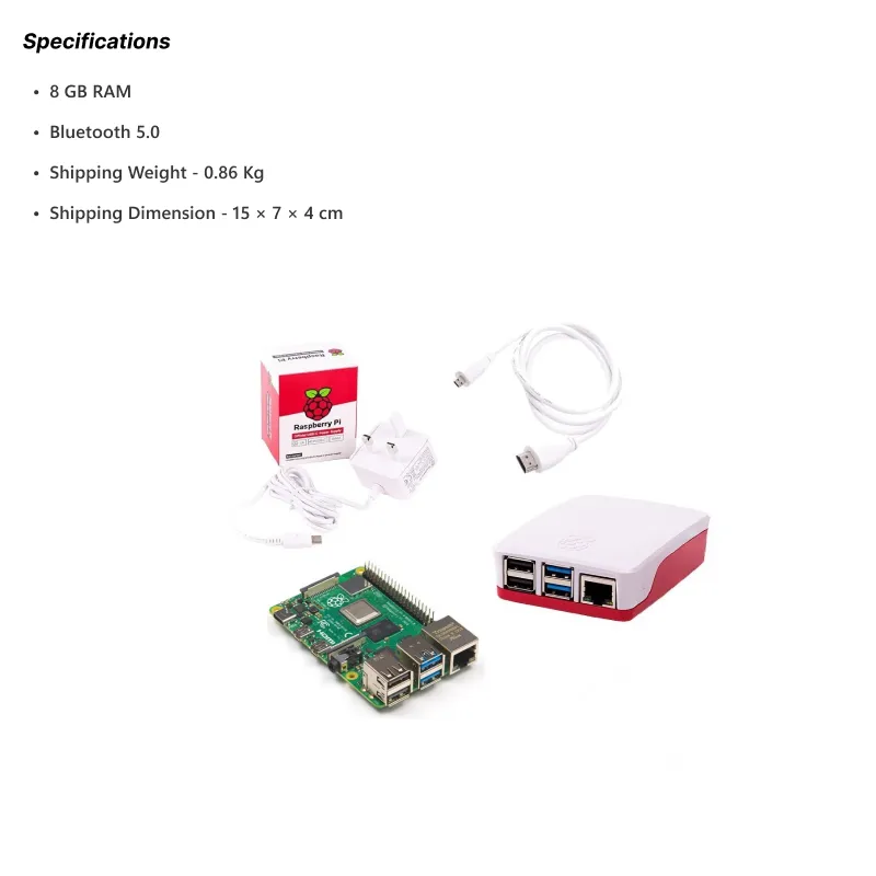 Raspberry Pi 4 Model B 8GB Starter Kit - Image 3