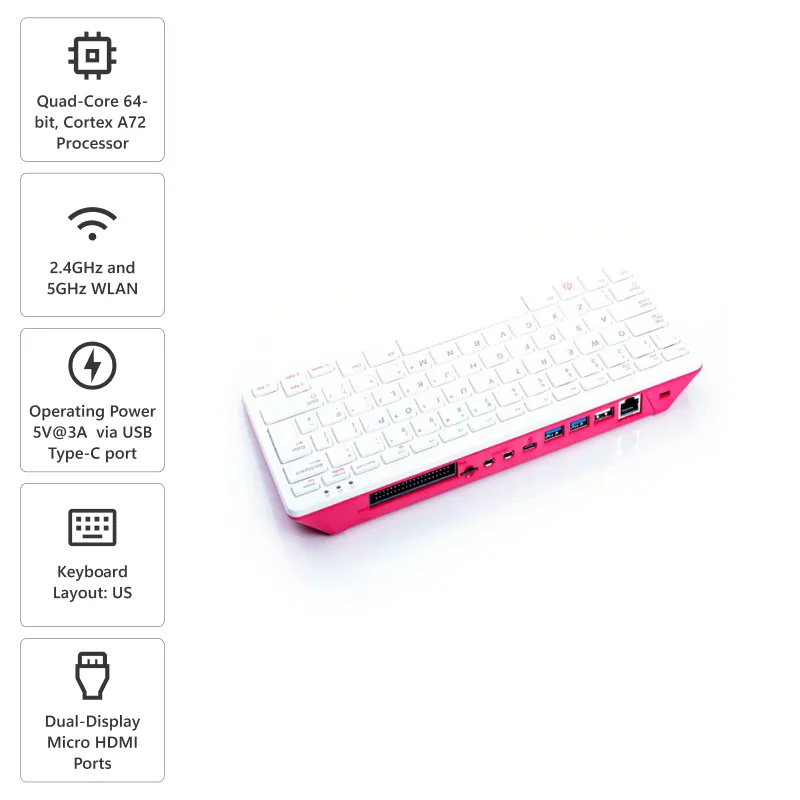 Raspberry Pi 400 Personal Computer (US Layout) - Image 8