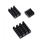 Raspberry Pi 4B Black Aluminum 3-in-1 Heatsink Set