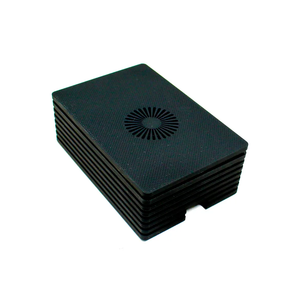 Raspberry Pi 4B Black Injection Molded Case w/ 3007 Fan Support - Image 6