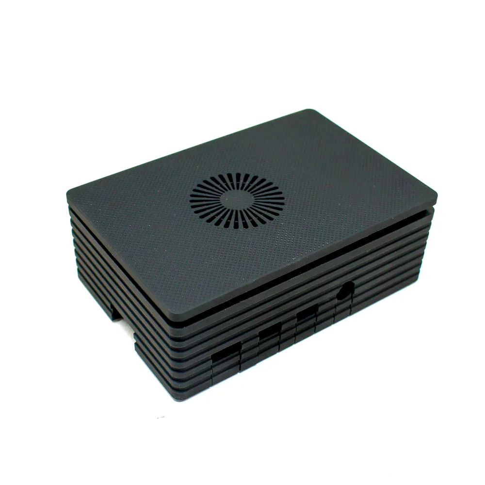 Raspberry Pi 4B Black Injection Molded Case w/ 3007 Fan Support - Image 7