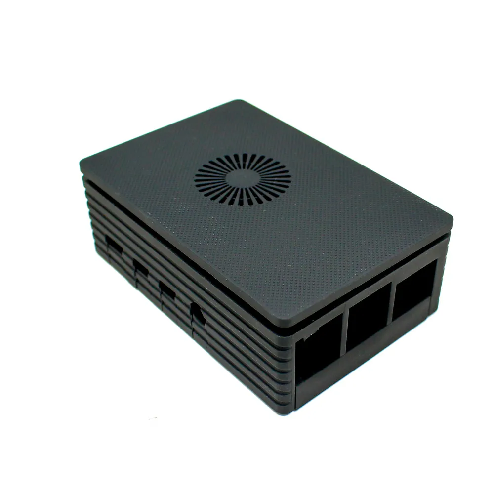Raspberry Pi 4B Black Injection Molded Case w/ 3007 Fan Support - Image 8