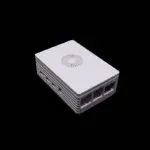 Raspberry Pi 4B Injection Molded Case - White w/ Fan Support
