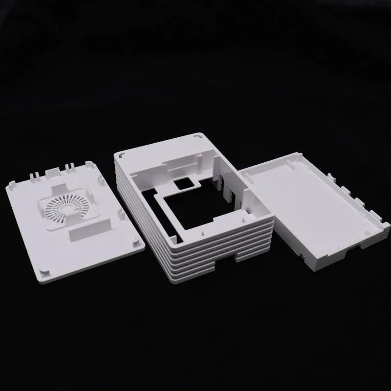Raspberry Pi 4B Injection Molded Case - White w/ Fan Support - Image 6
