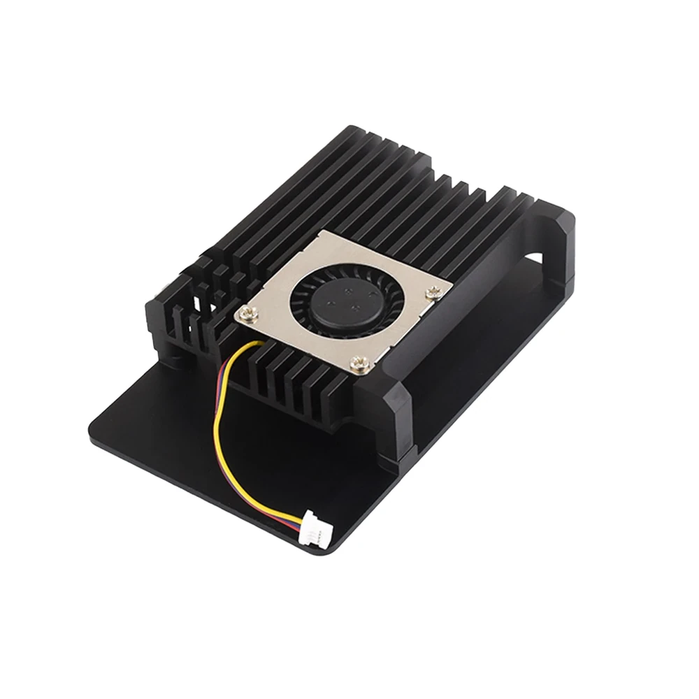 Raspberry Pi 5 Aluminum Case with Quad-Fan Cooling