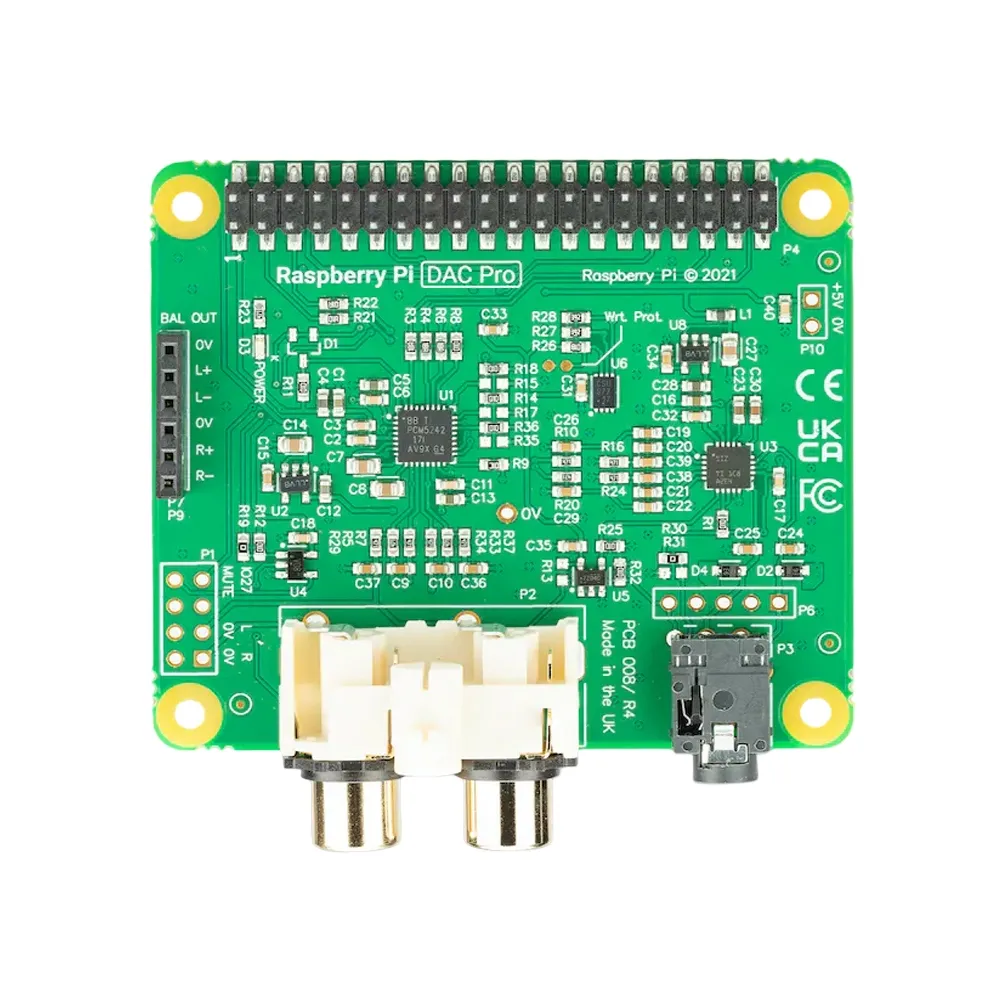 Raspberry Pi DAC Pro 32-bit/384kHz Audio HAT - Image 2