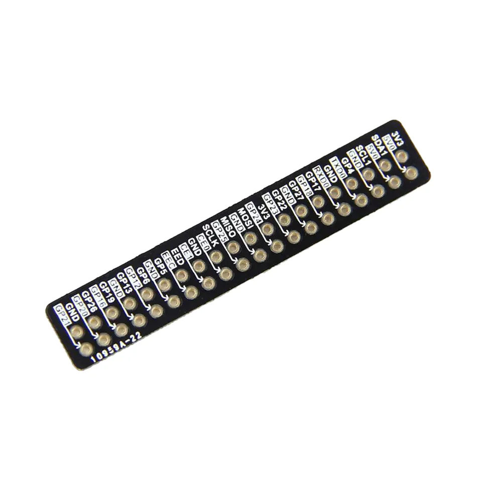 Raspberry Pi GPIO BCM Pinout Reference Board