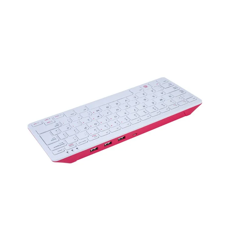 Raspberry Pi Keyboard - US Layout, White/Red - Image 3